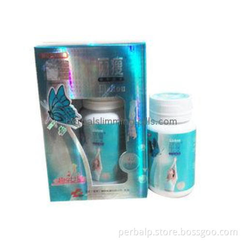 Blue Bottle Lishou Fuling Weight Loss Capsules with Tuckaho